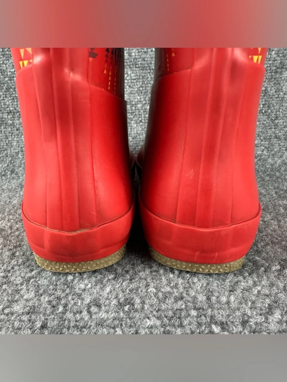 Pendleton Pilot Rock Mid Rain Boots Kids US 13/1 Red Rubber Waterproof